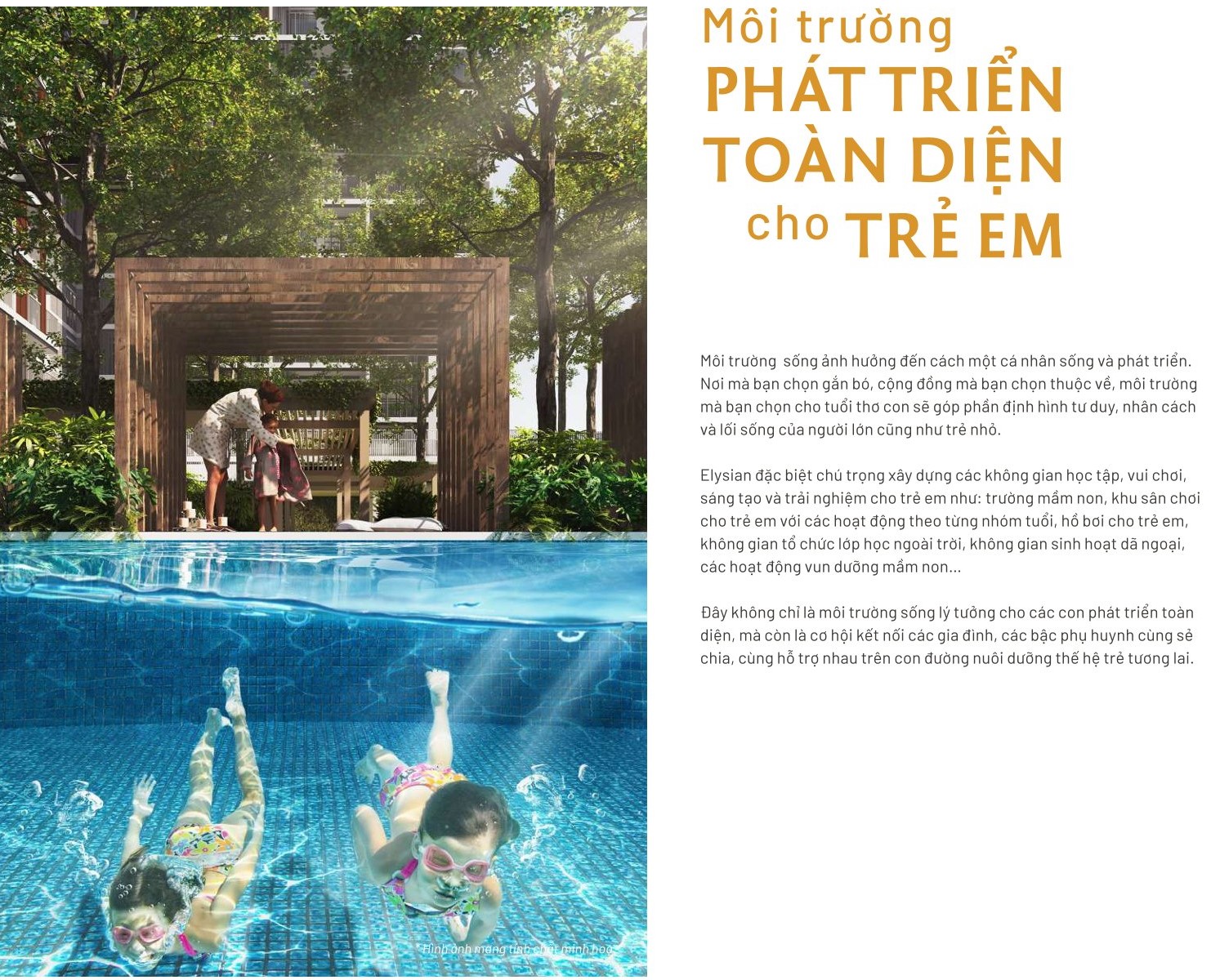 Tiện ích hồ bơi trẻ em Elysian